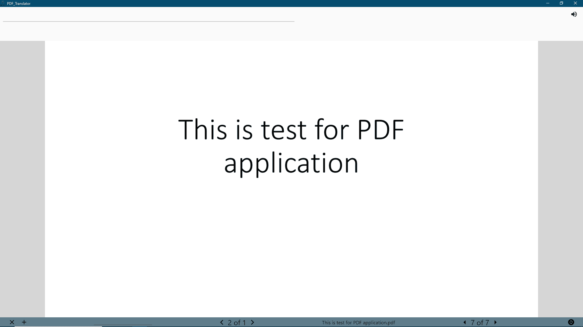 PDF reader with select to translate screenshot